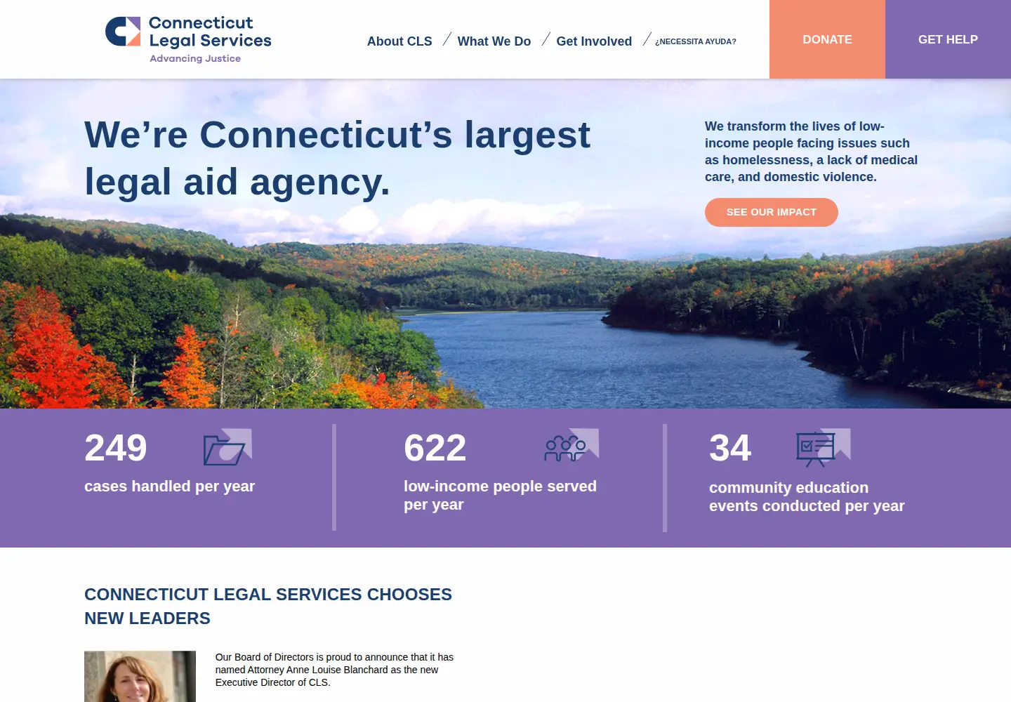 Screenshot of larcc.org