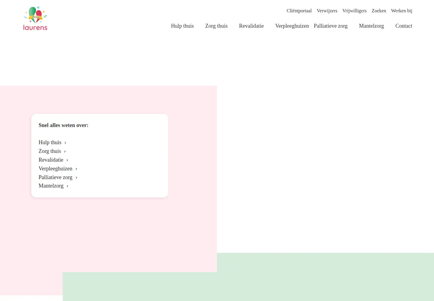 Screenshot of laurens.nl