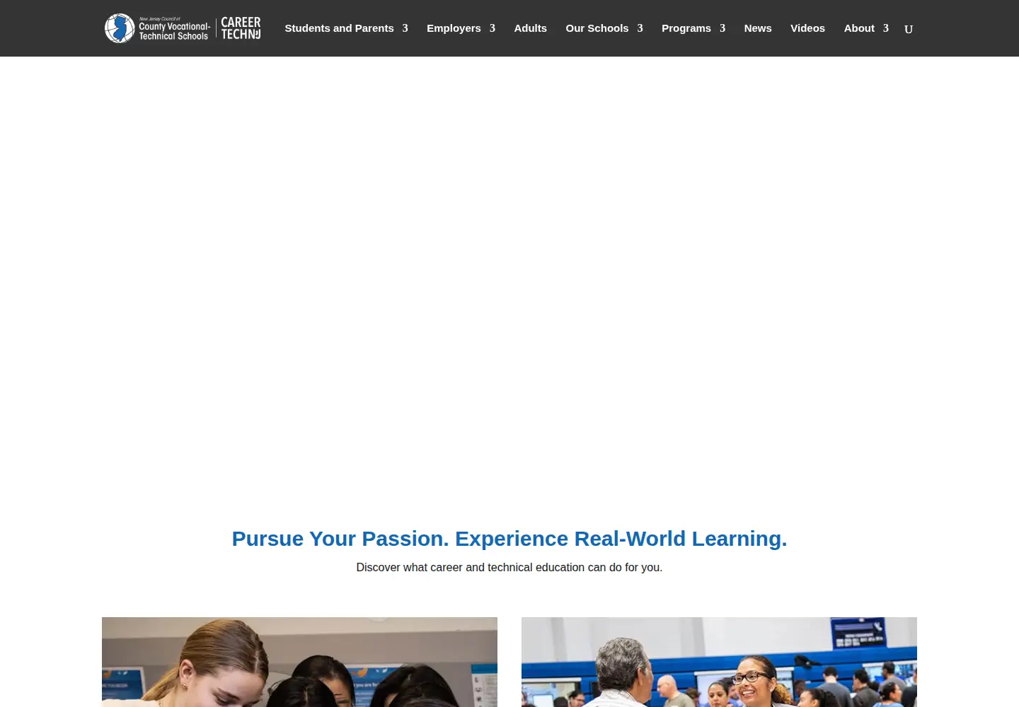 Screenshot of careertechnj.org