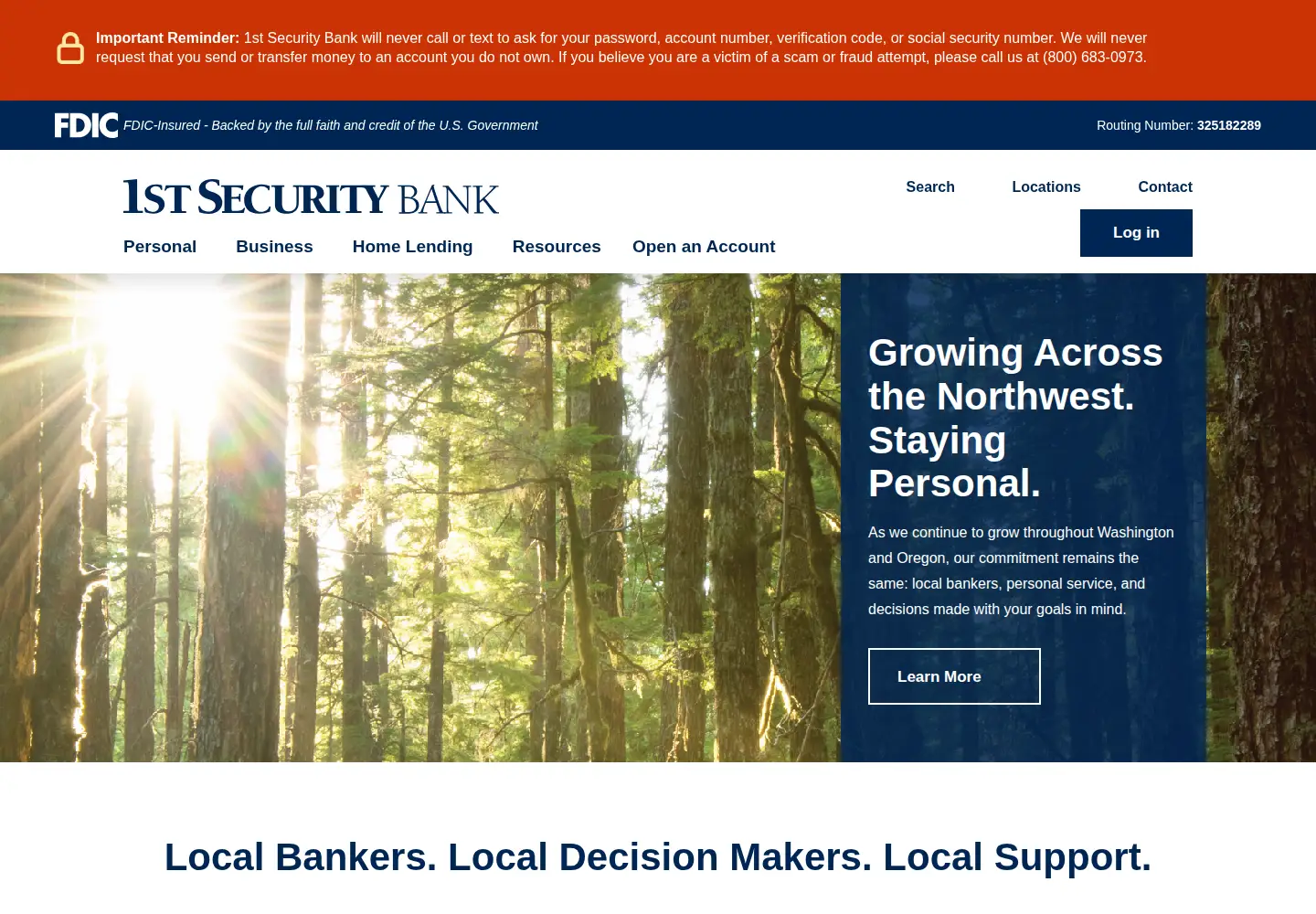 Screenshot of fsbwa.com