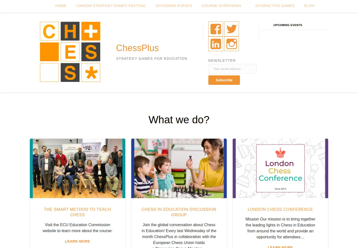 Captured homepage of chessplus.net in the current scan