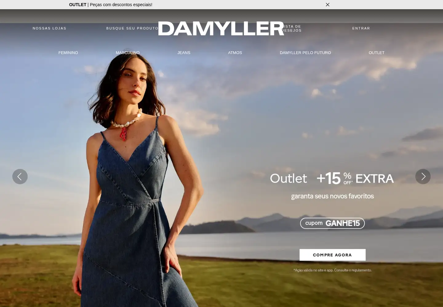 Screenshot of damyller.com.br