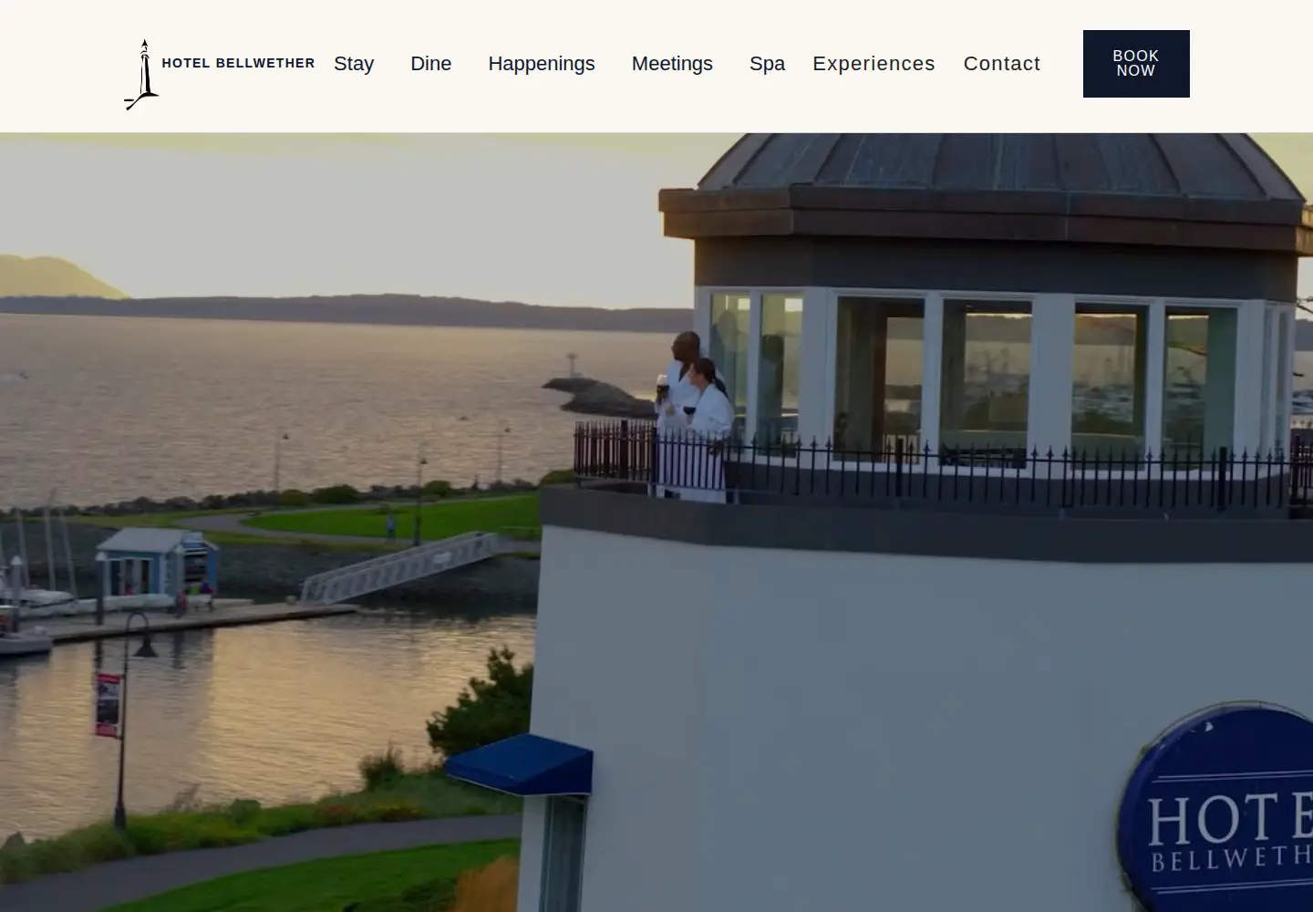 Screenshot of hotelbellwether.com