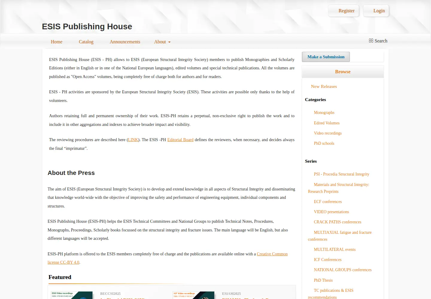 Screenshot of esis-ph.eu