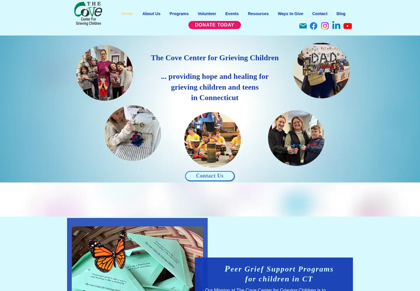 Screenshot of covect.org