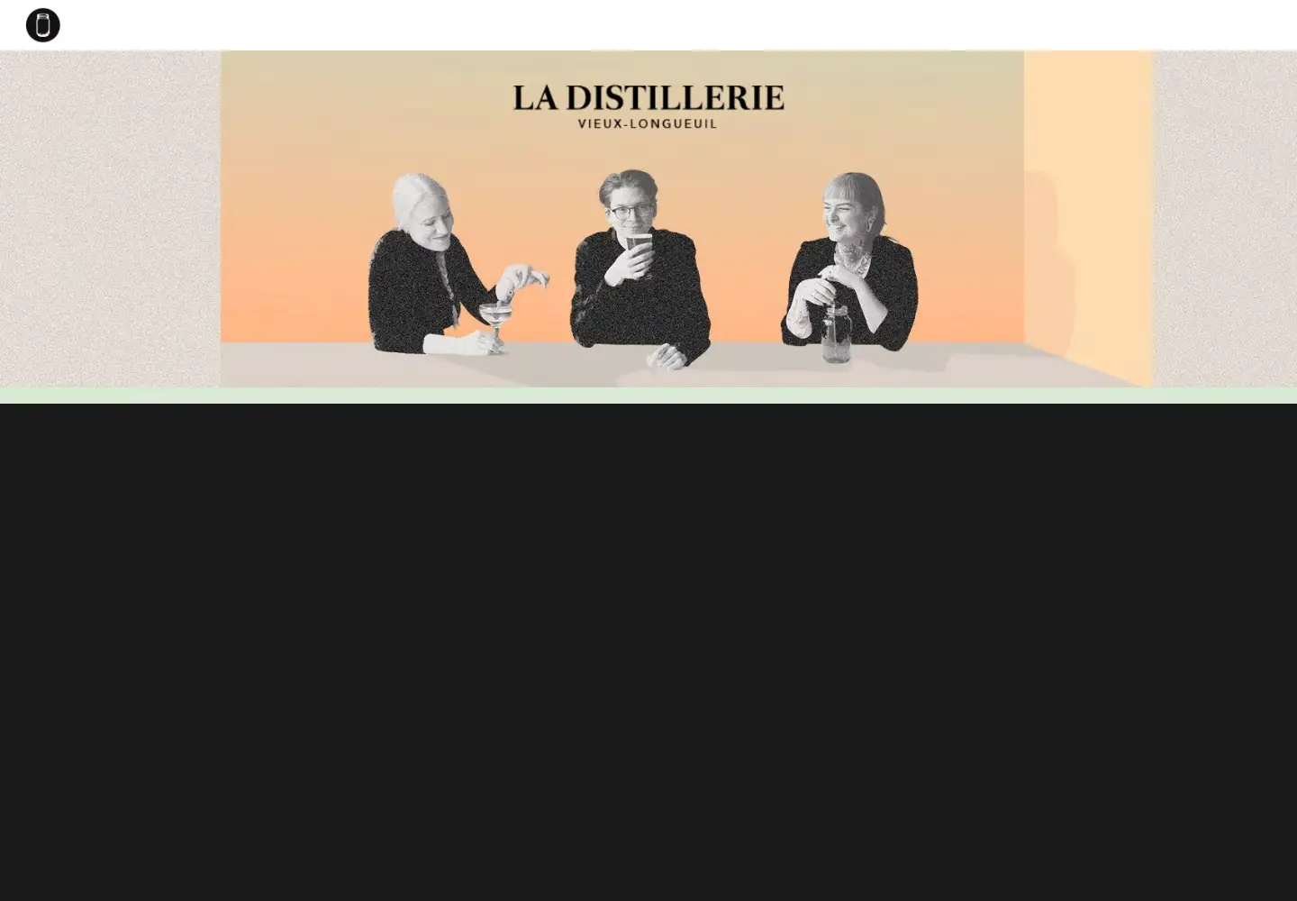 Captured homepage of pubdistillerie.com in the current scan