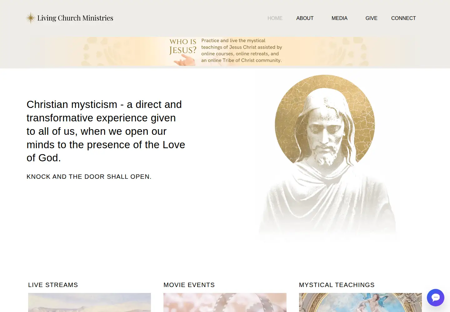 Screenshot of livingchurchministries.org