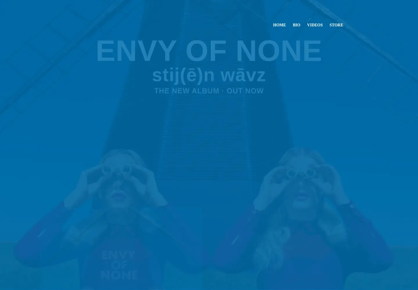 Screenshot of envyofnone.com