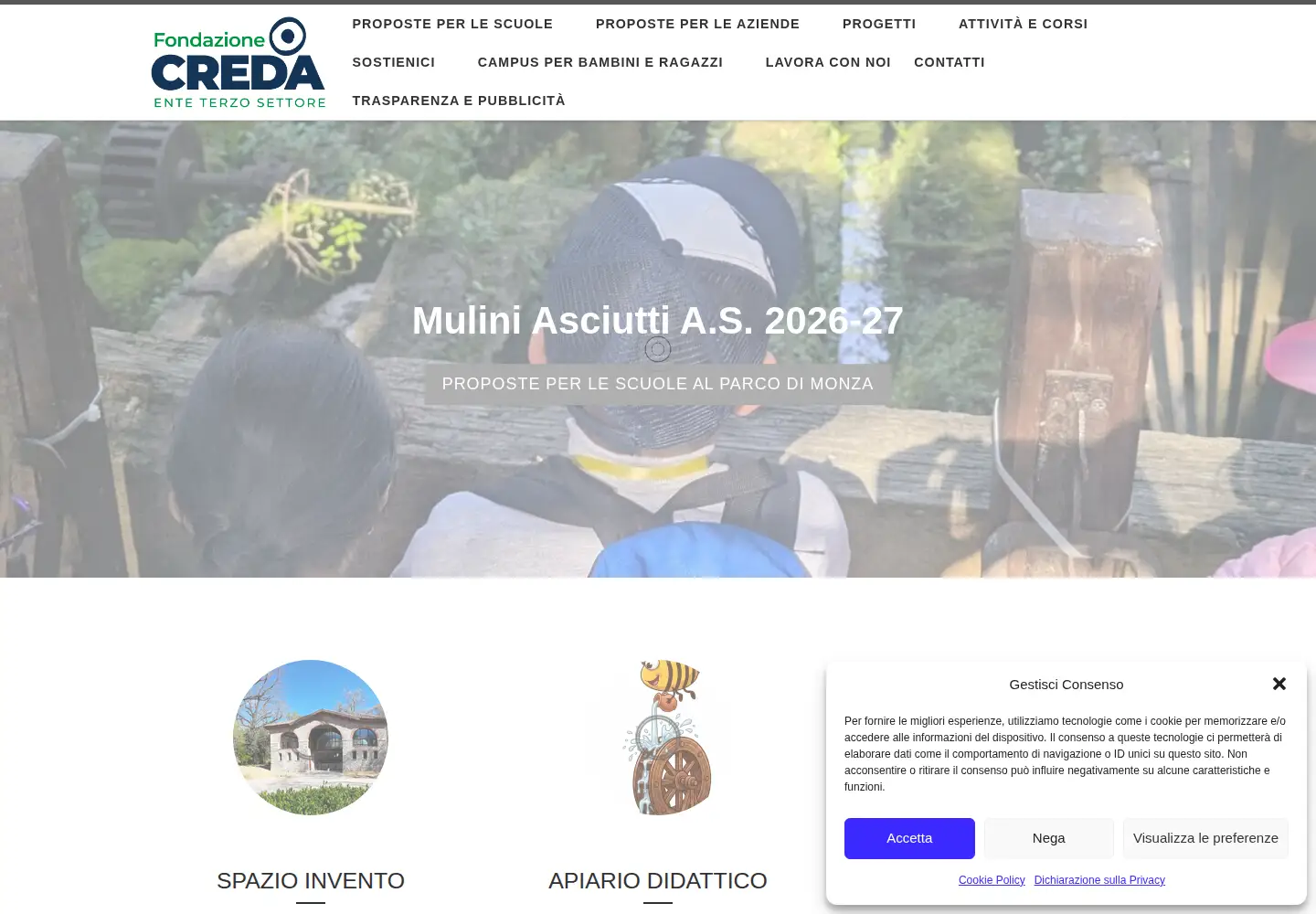 Screenshot of creda.it