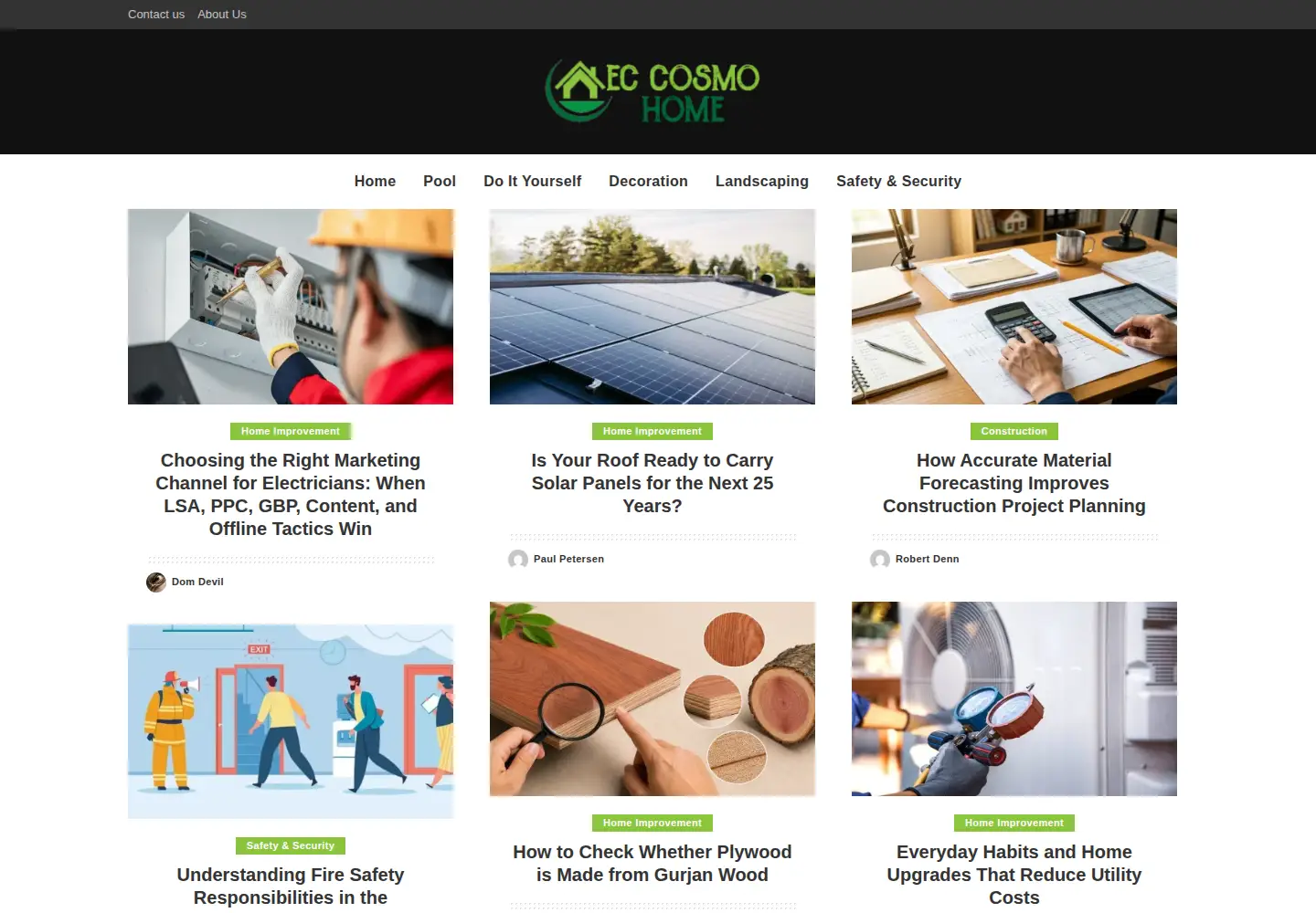 Screenshot of ec-cosmohome.com
