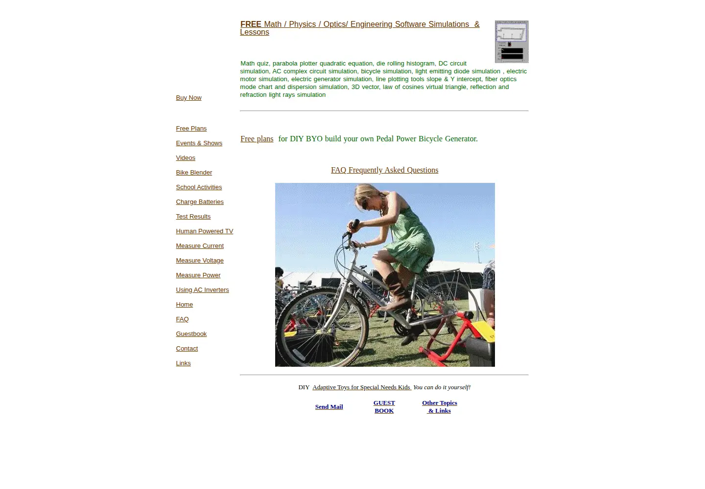 Screenshot of scienceshareware.com