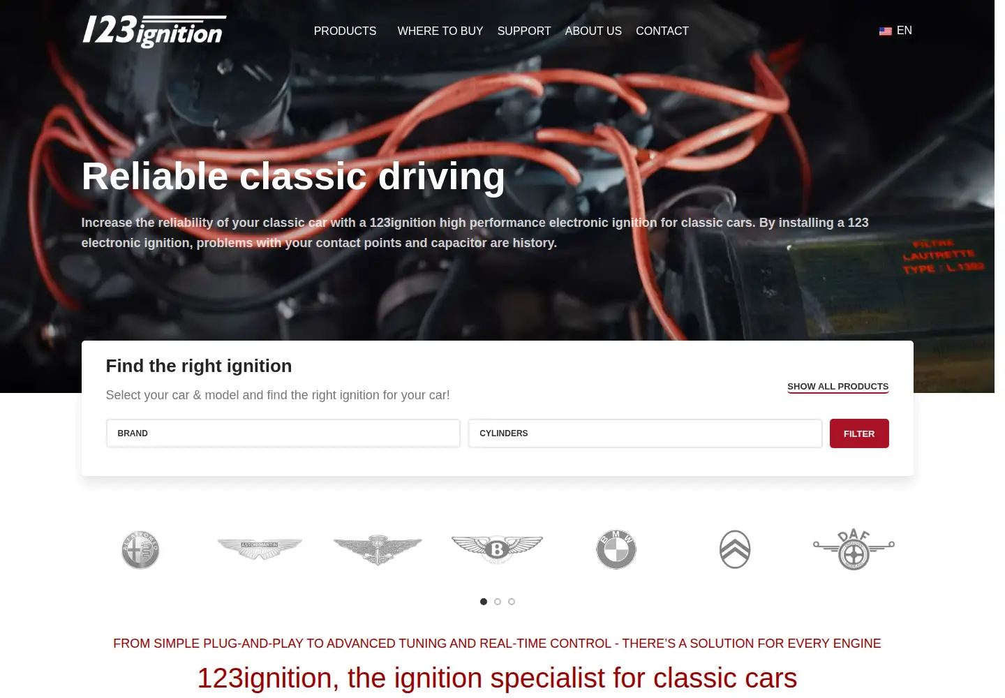 Screenshot of 123ignition.com
