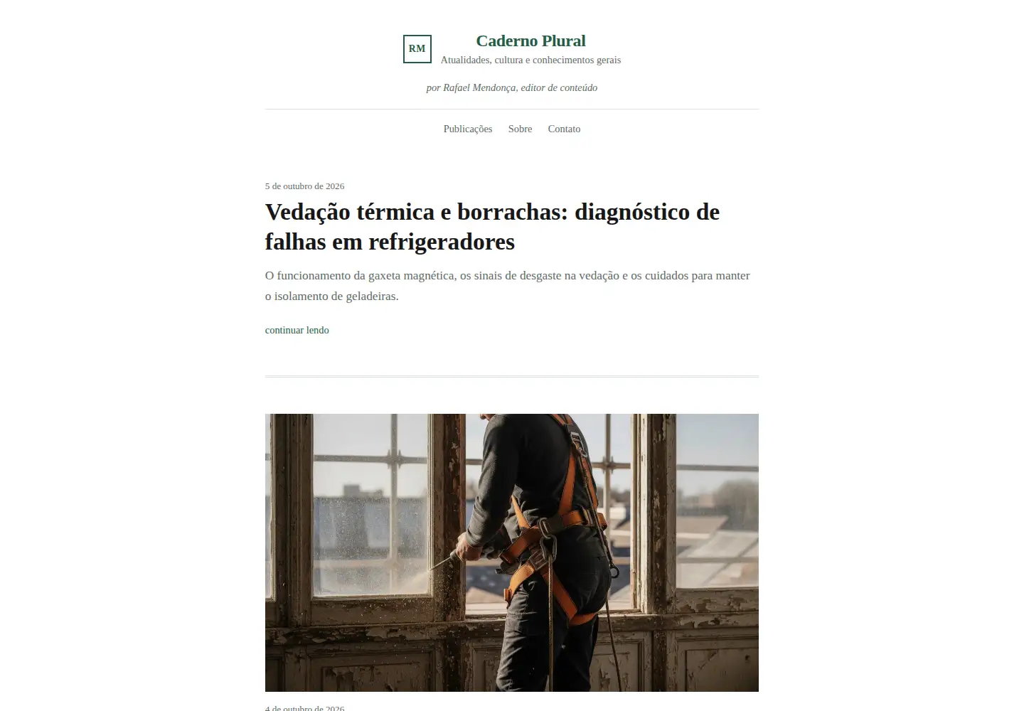 Screenshot of charlezine.com.br