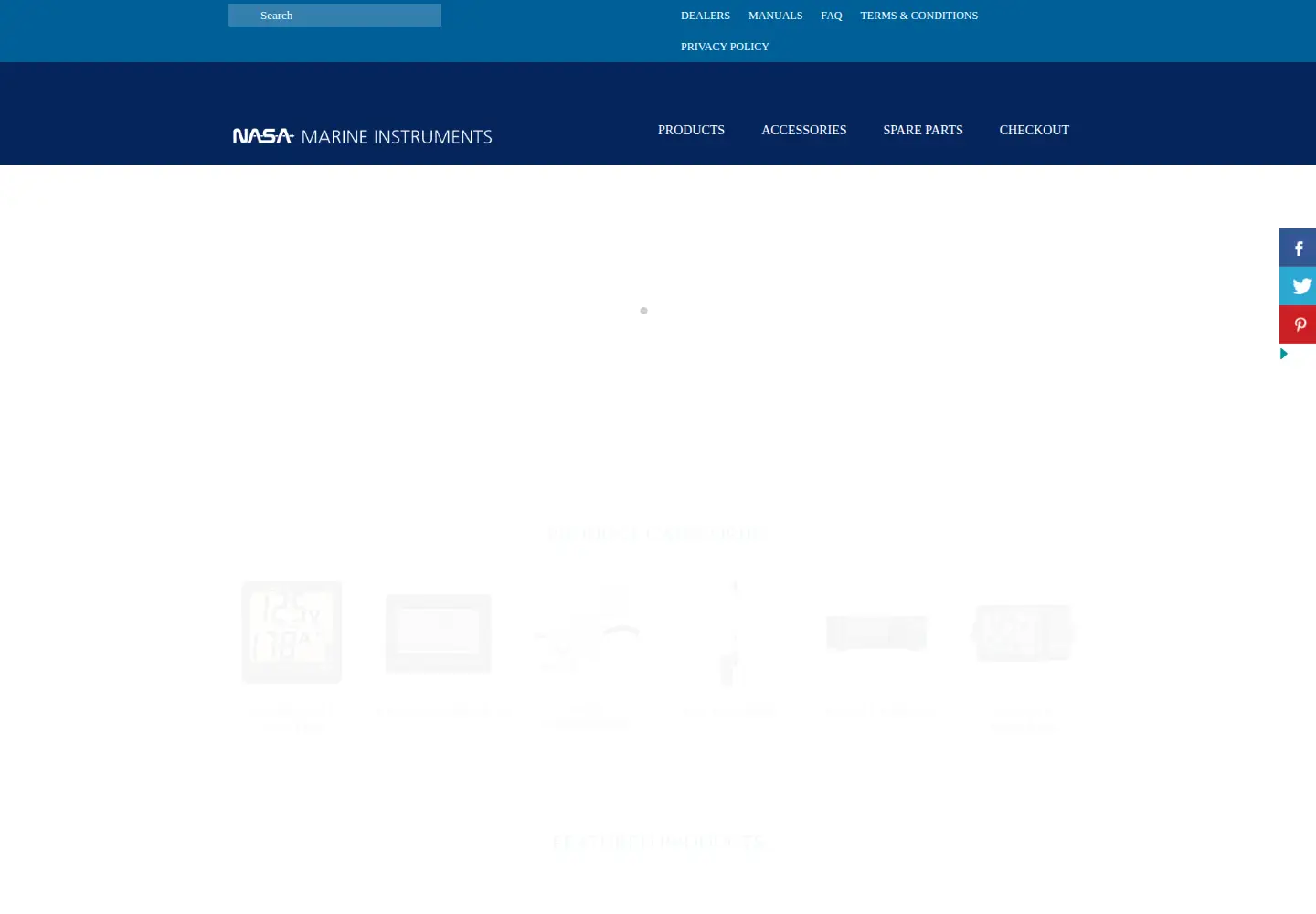 Screenshot of nasamarine.com
