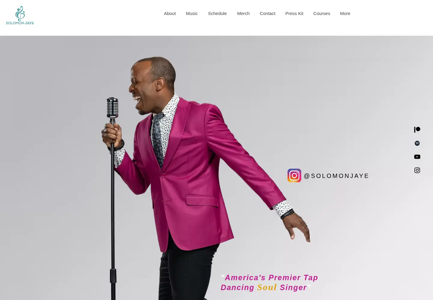 Screenshot of solomonjaye.com