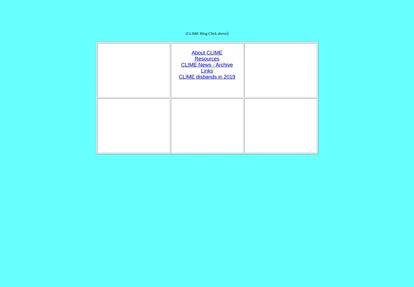 Screenshot of clime.org