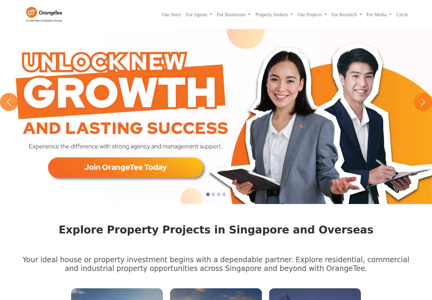 Screenshot of orangetee.com
