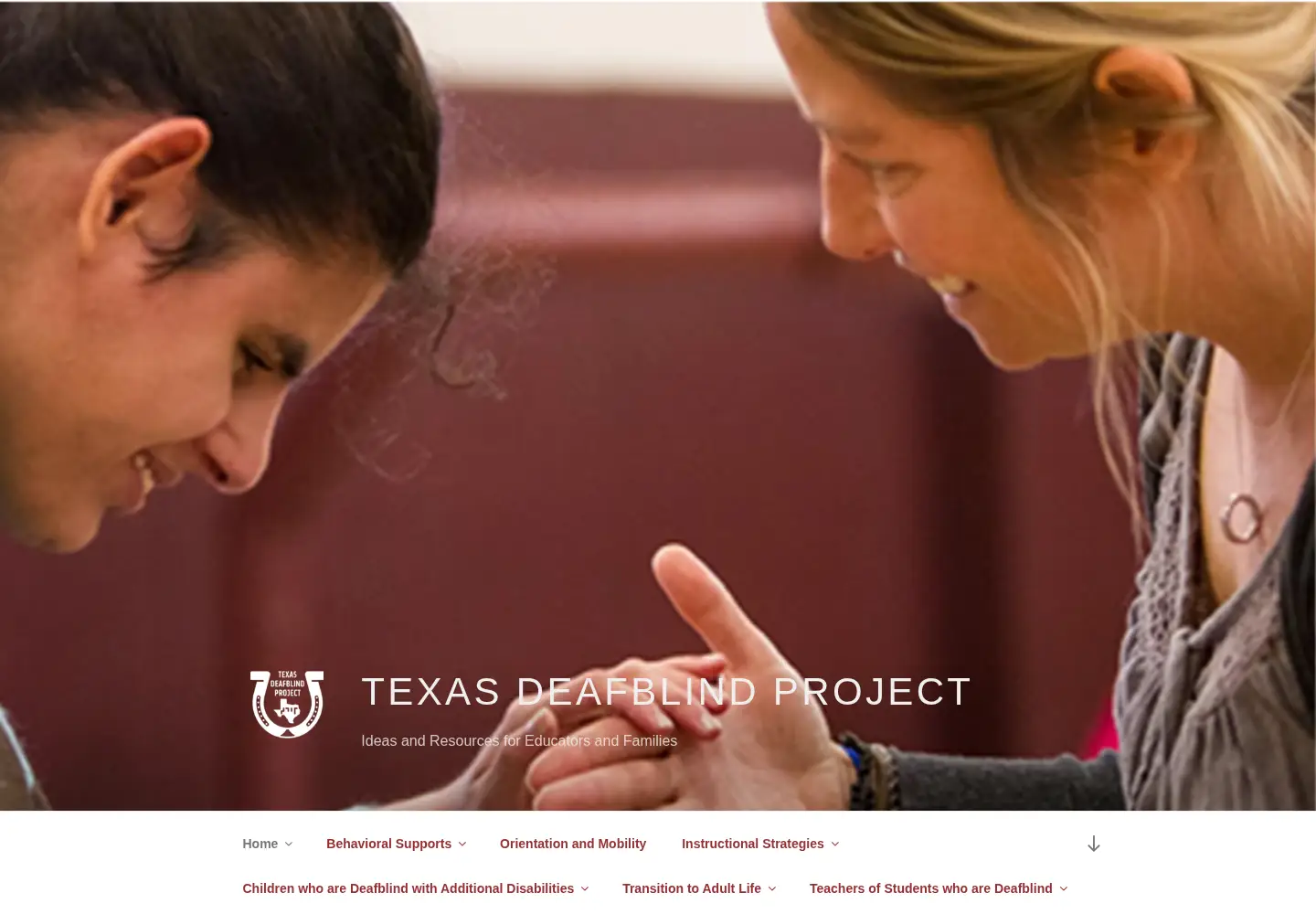 Screenshot of txdeafblindproject.org