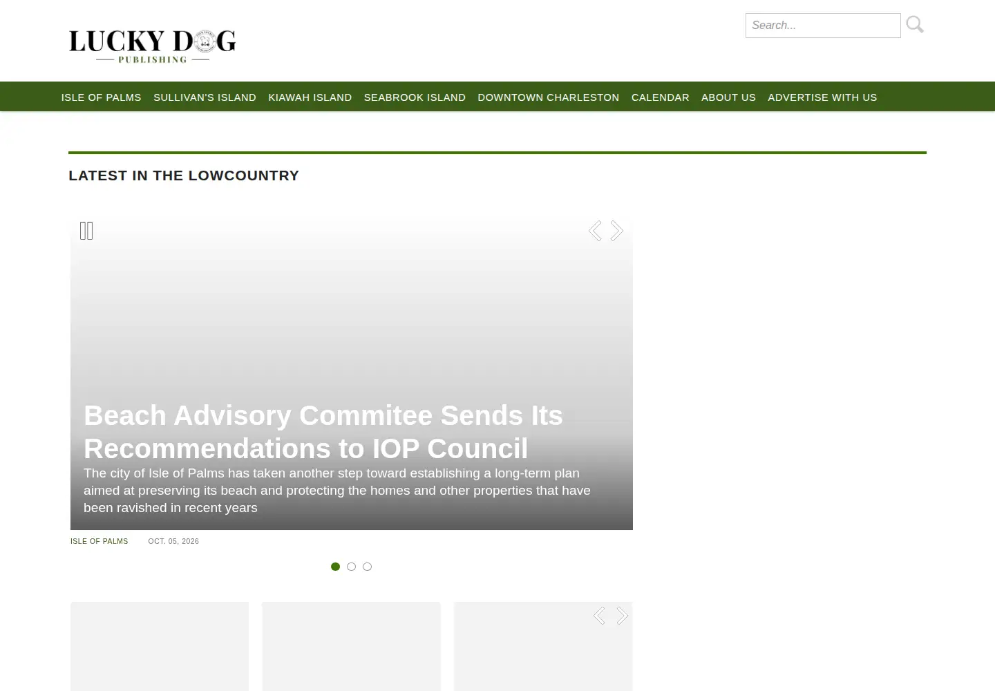 Screenshot of islandconnectionnews.com