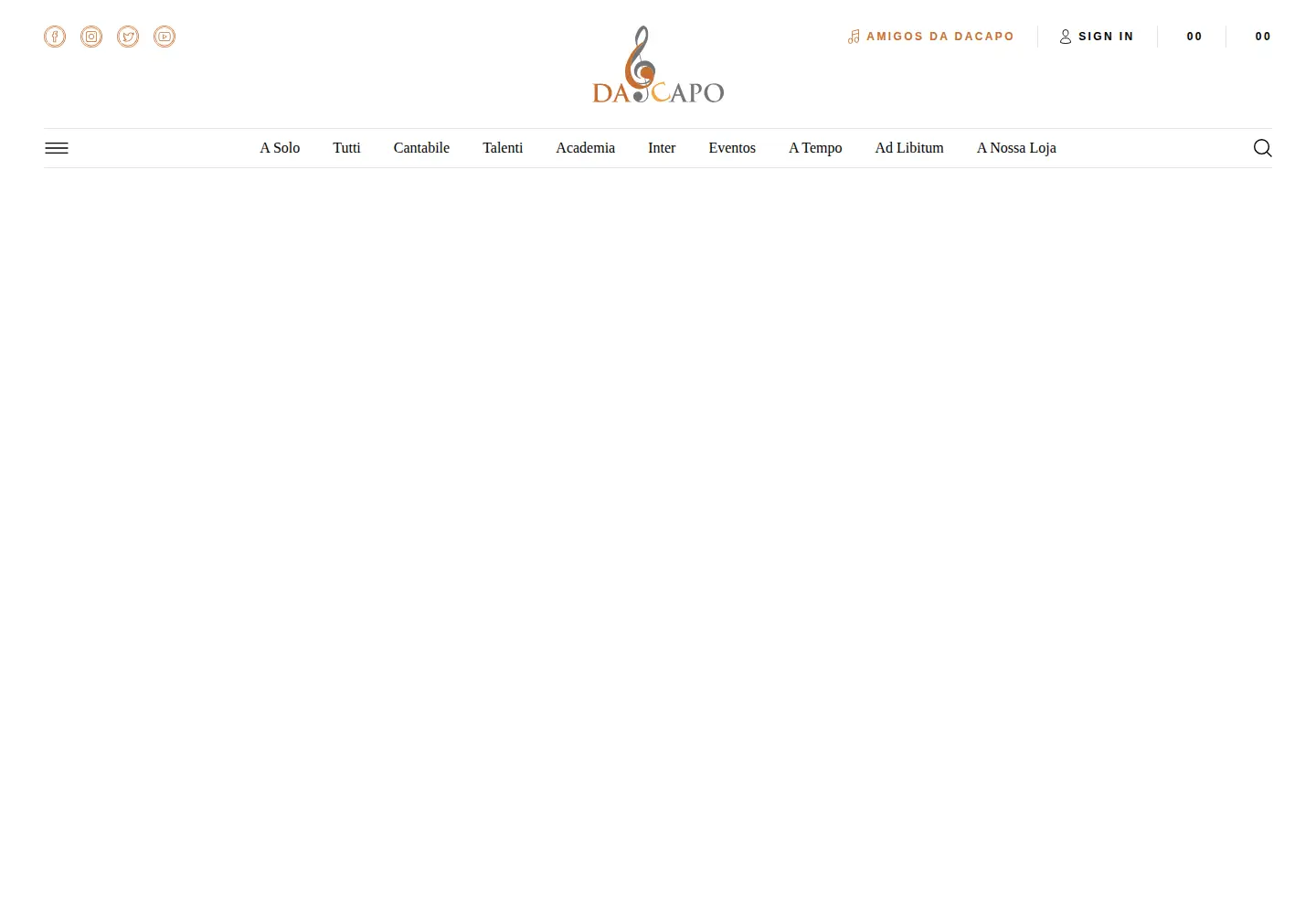 Screenshot of dacapo.pt