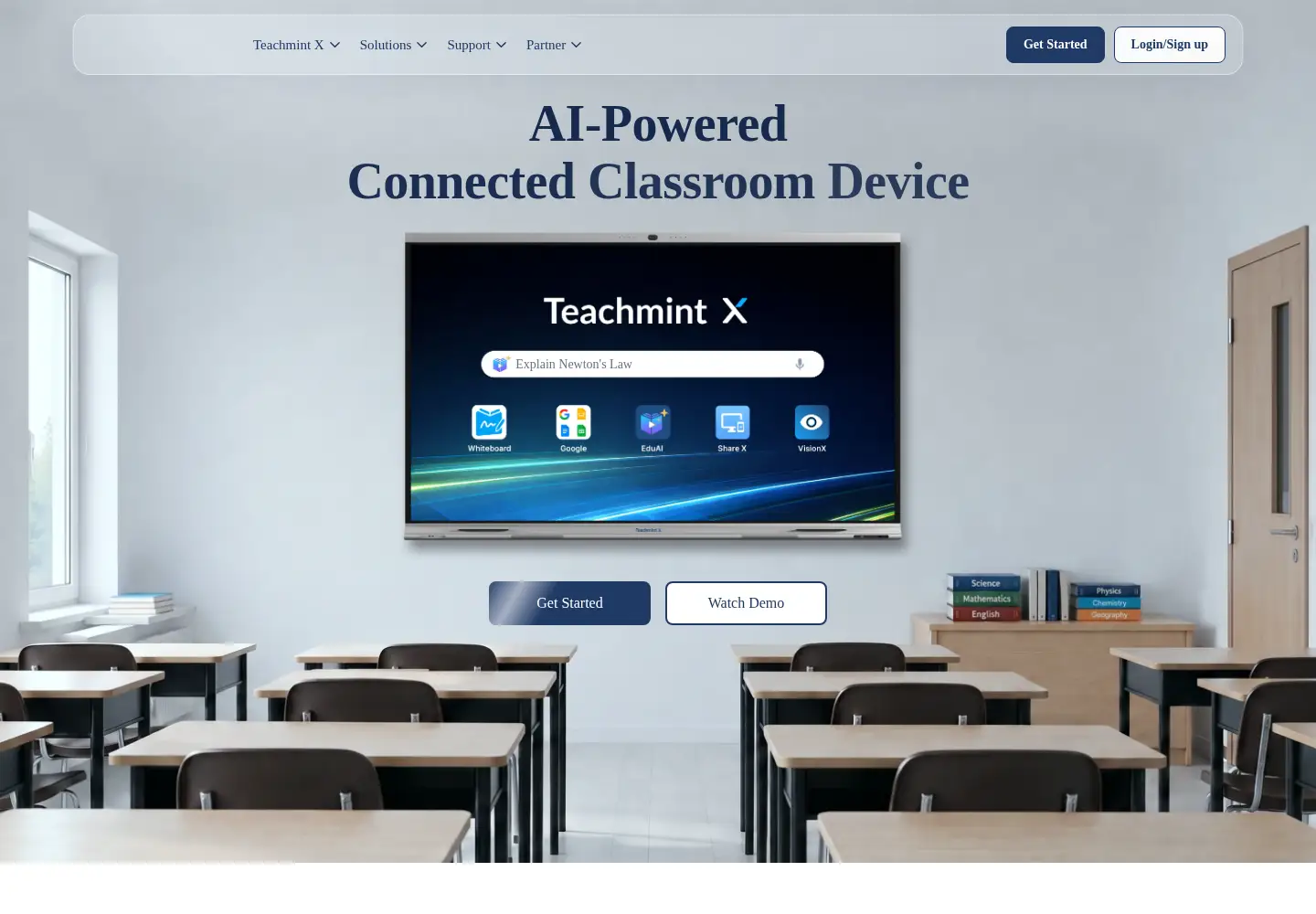 Screenshot of teachmint.com