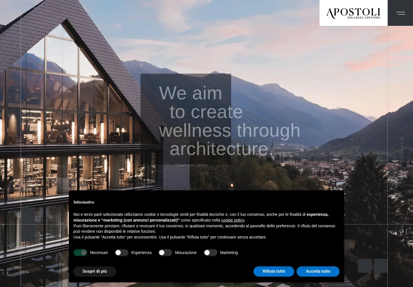 Screenshot of albertoapostoli.com