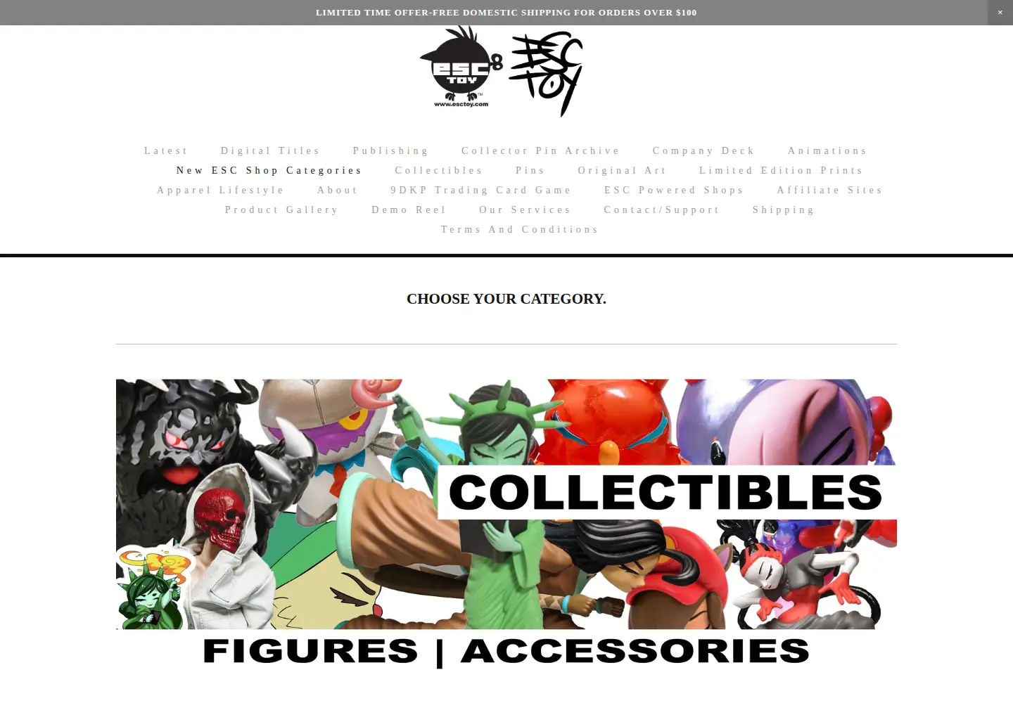 Screenshot of esctoy.com
