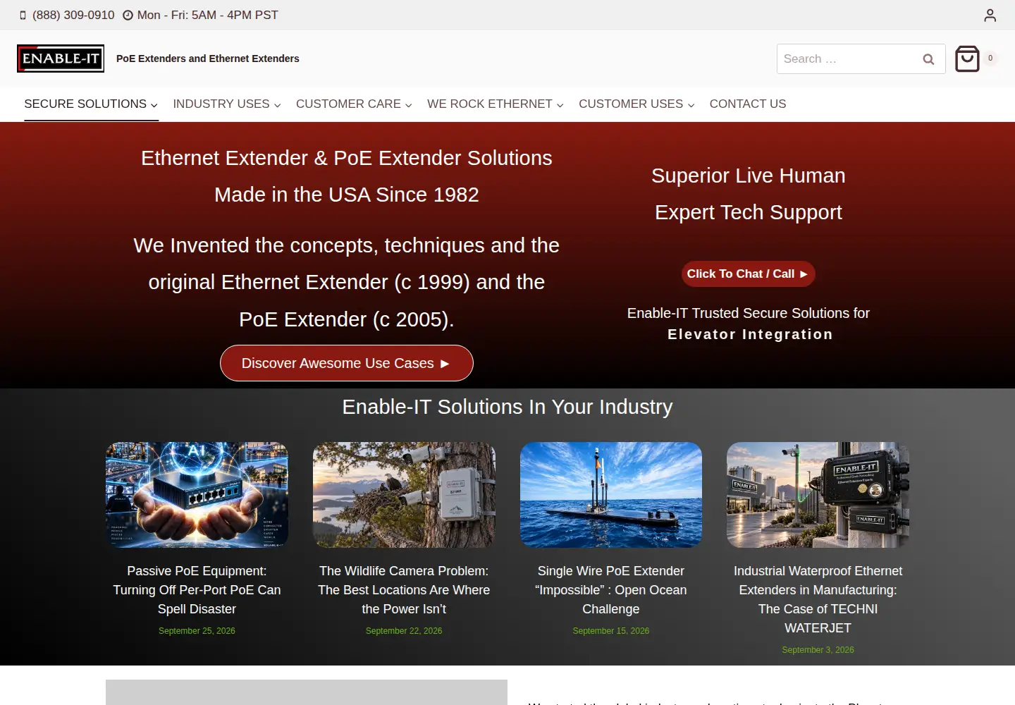Screenshot of enableit.com