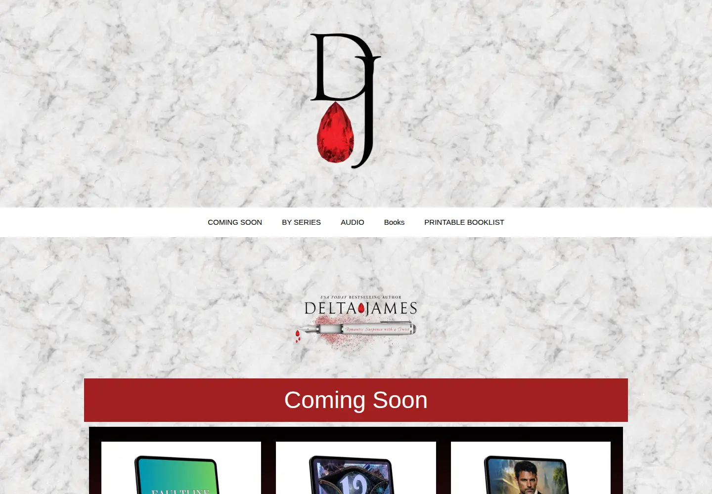 Screenshot of deltajames.com