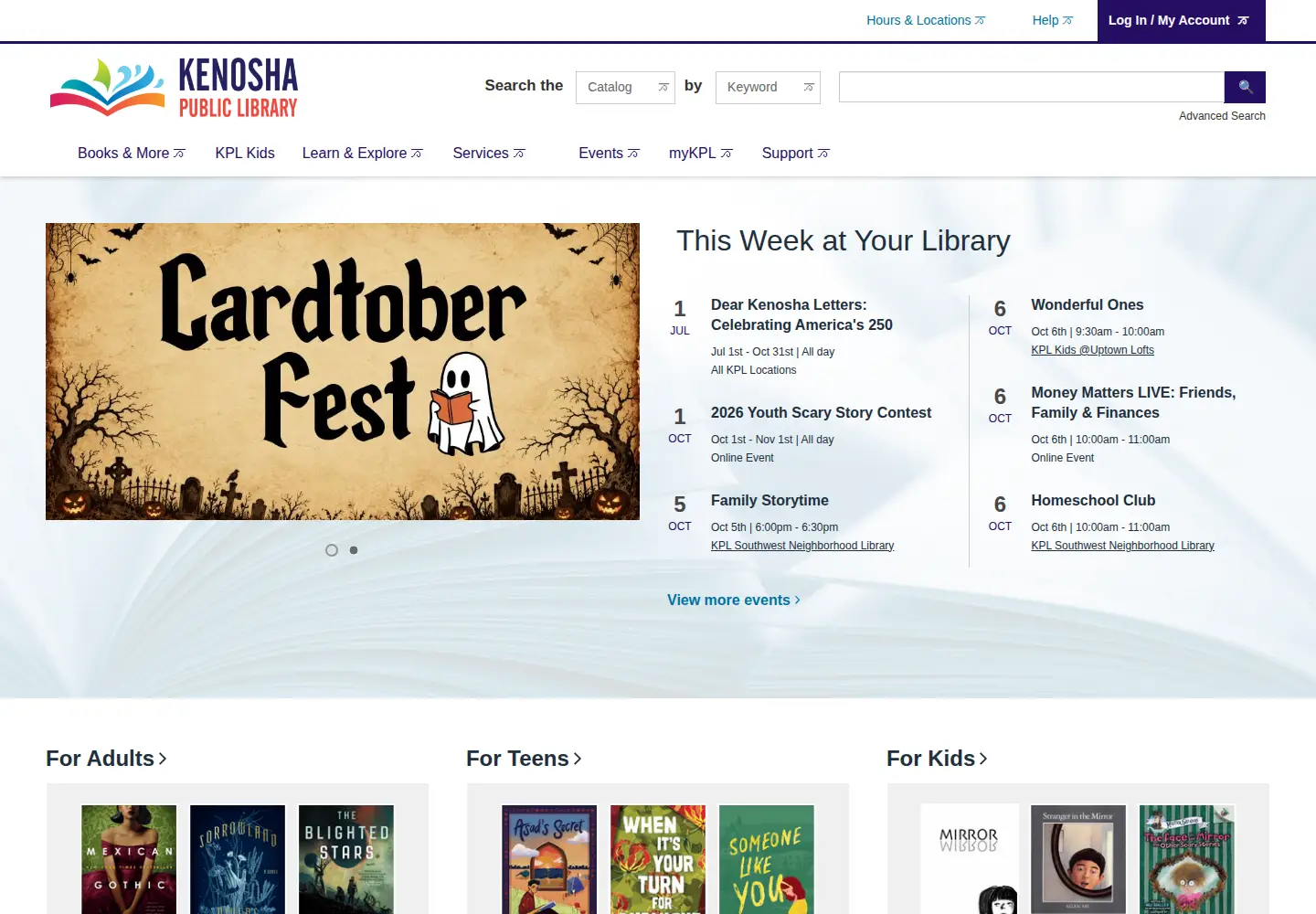 Screenshot of mykpl.info