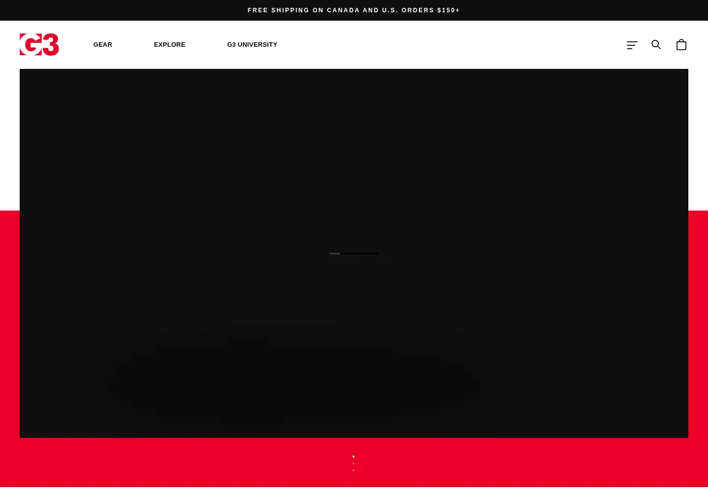 Captured homepage of genuineguidegear.com in the current scan