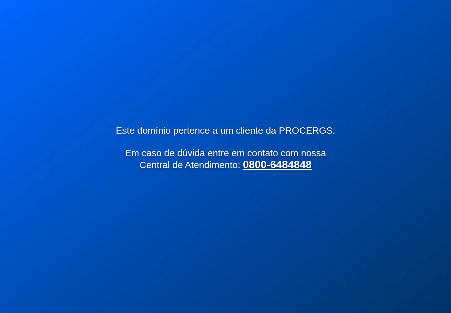 Screenshot of seplag.rs.gov.br