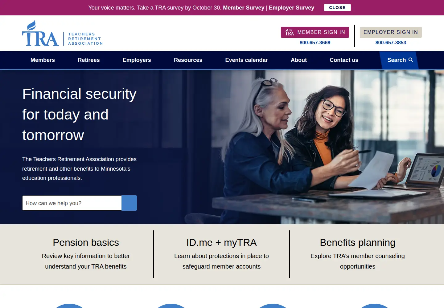 Captured homepage of minnesotatra.org in the current scan