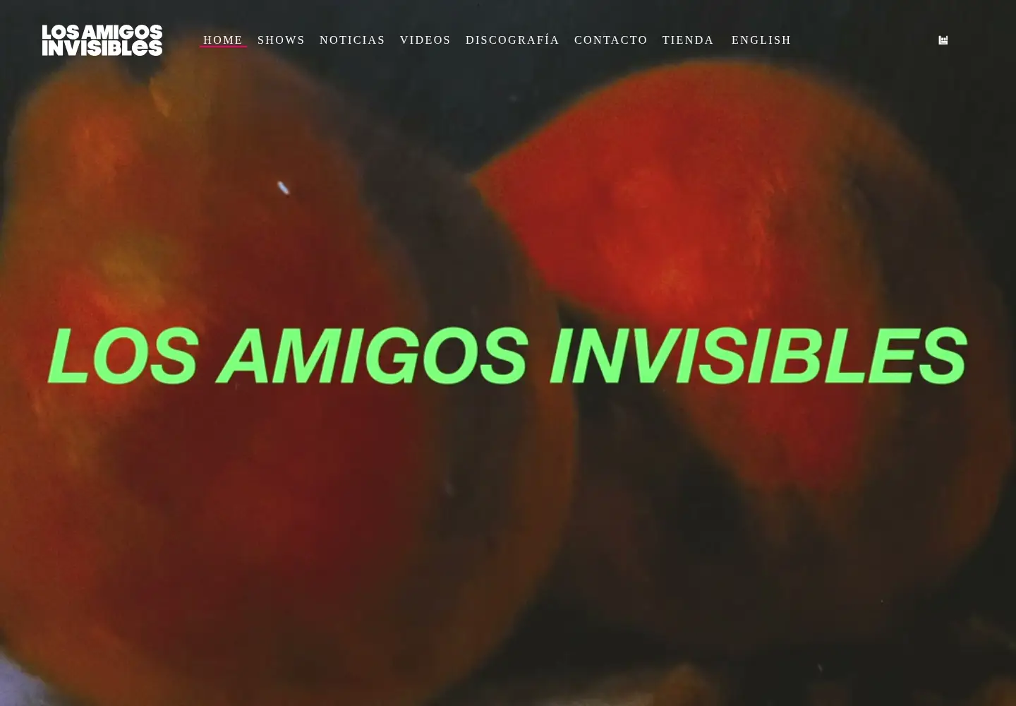 Screenshot of amigosinvisibles.com
