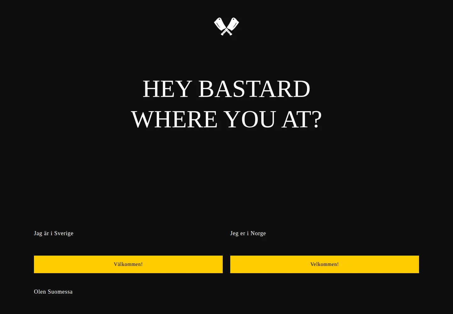 Captured homepage of bastardburgers.com in the current scan