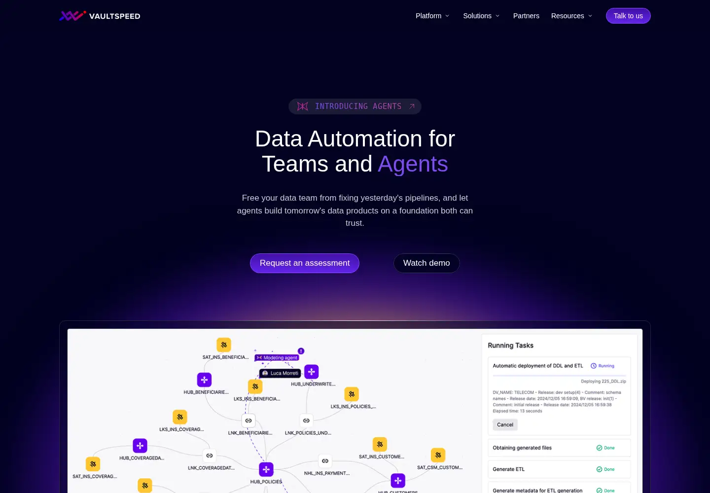 Screenshot of vaultspeed.com