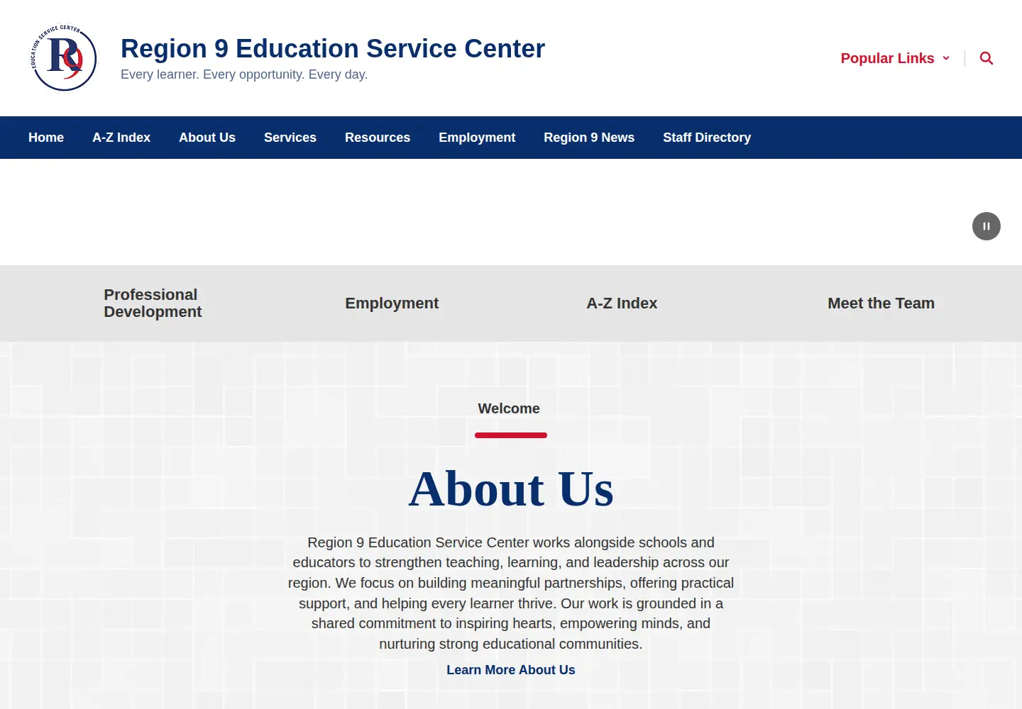 Captured homepage of esc9.net in the current scan