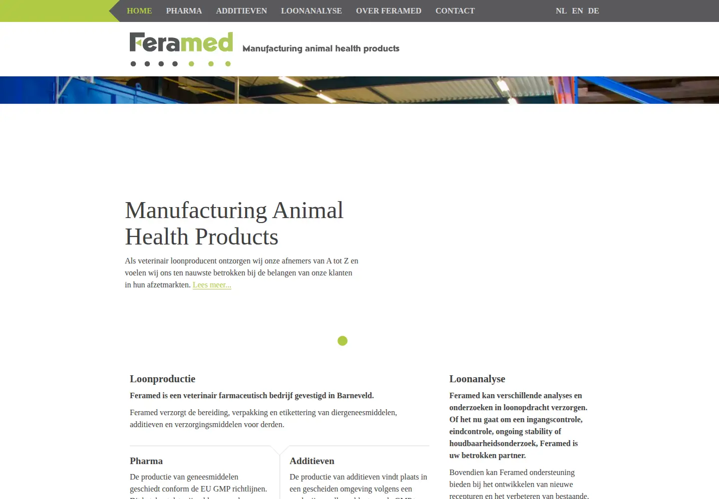 Screenshot of feramed.nl