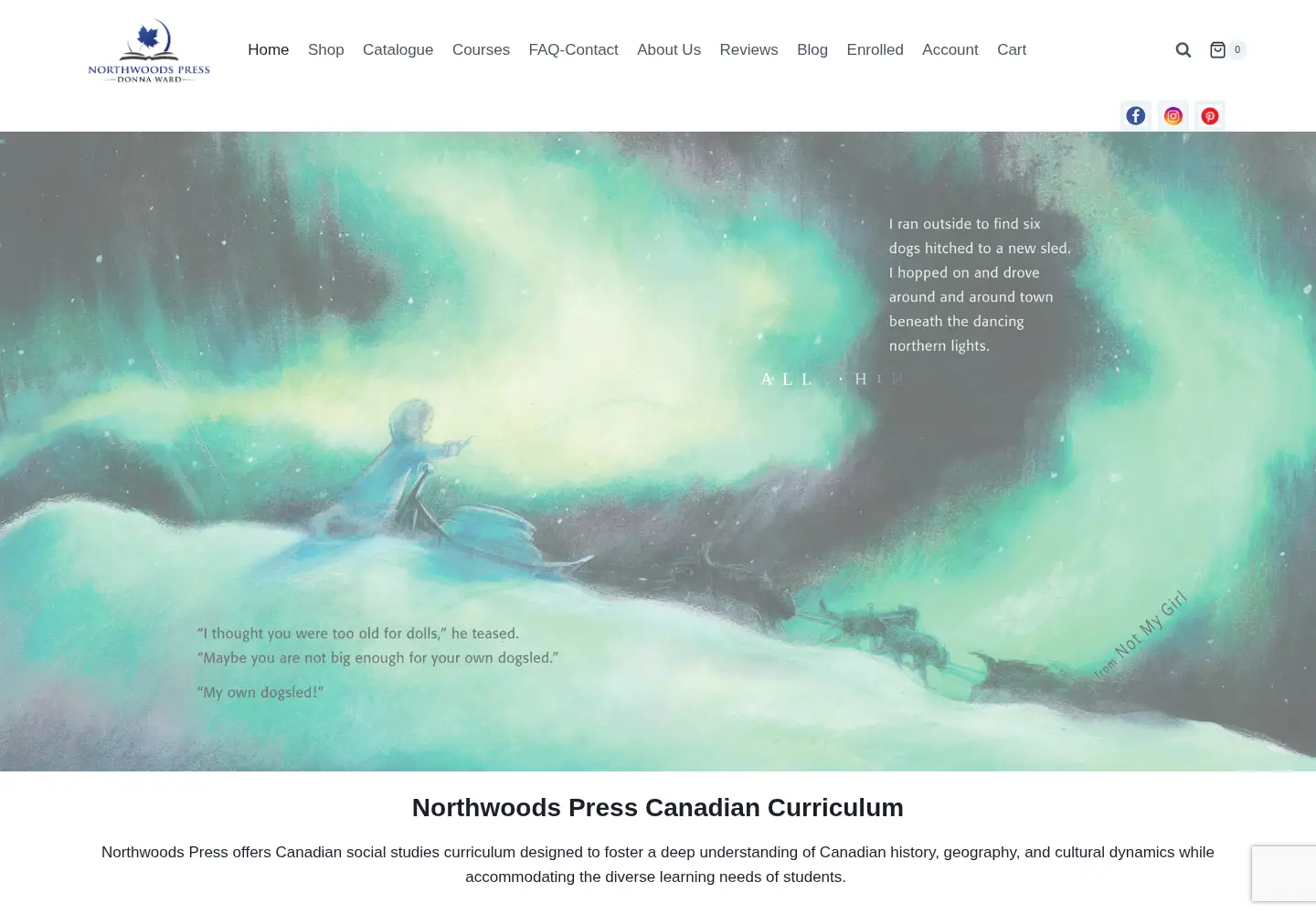 Screenshot of donnaward.ca