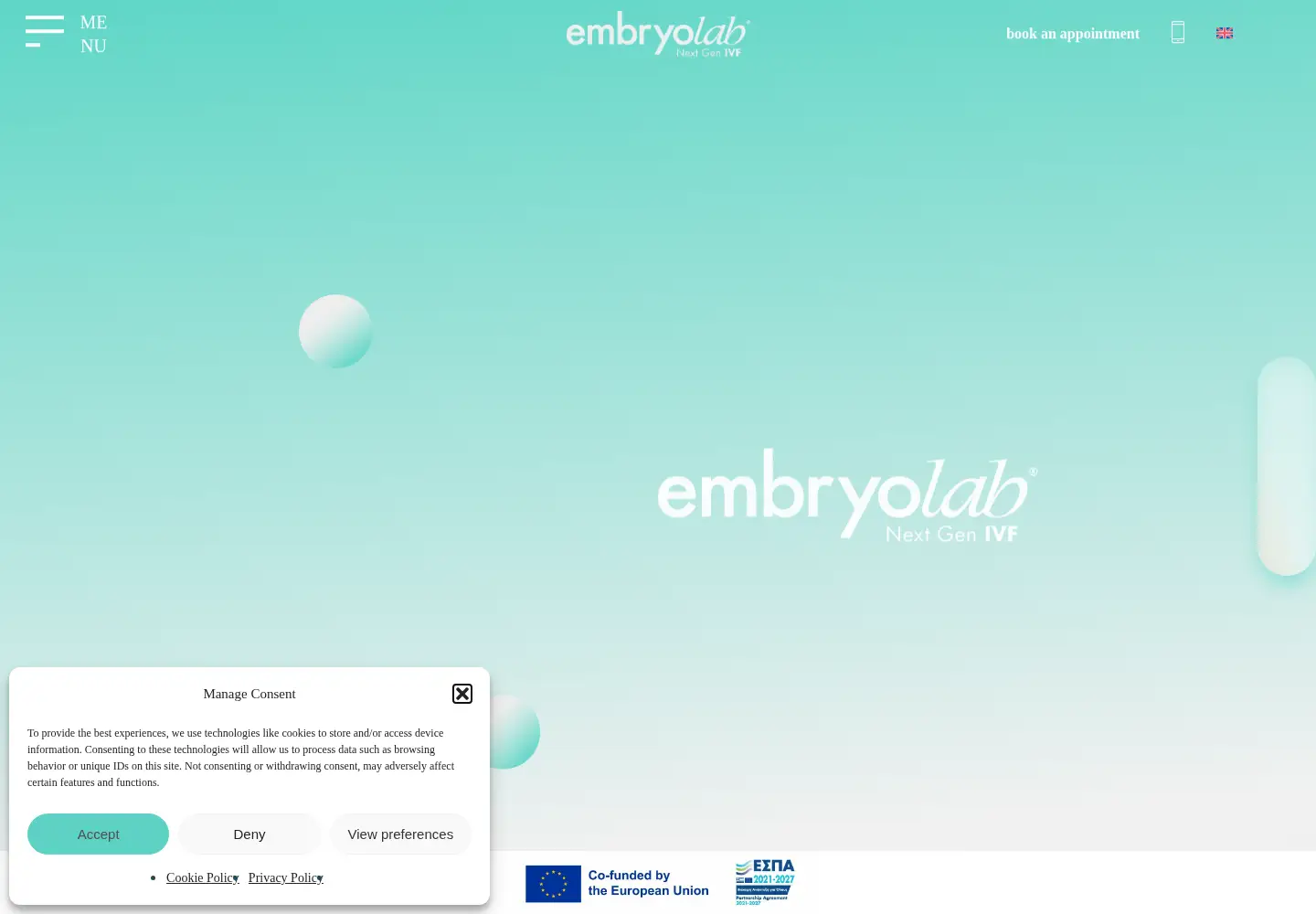 Screenshot of embryolab.eu