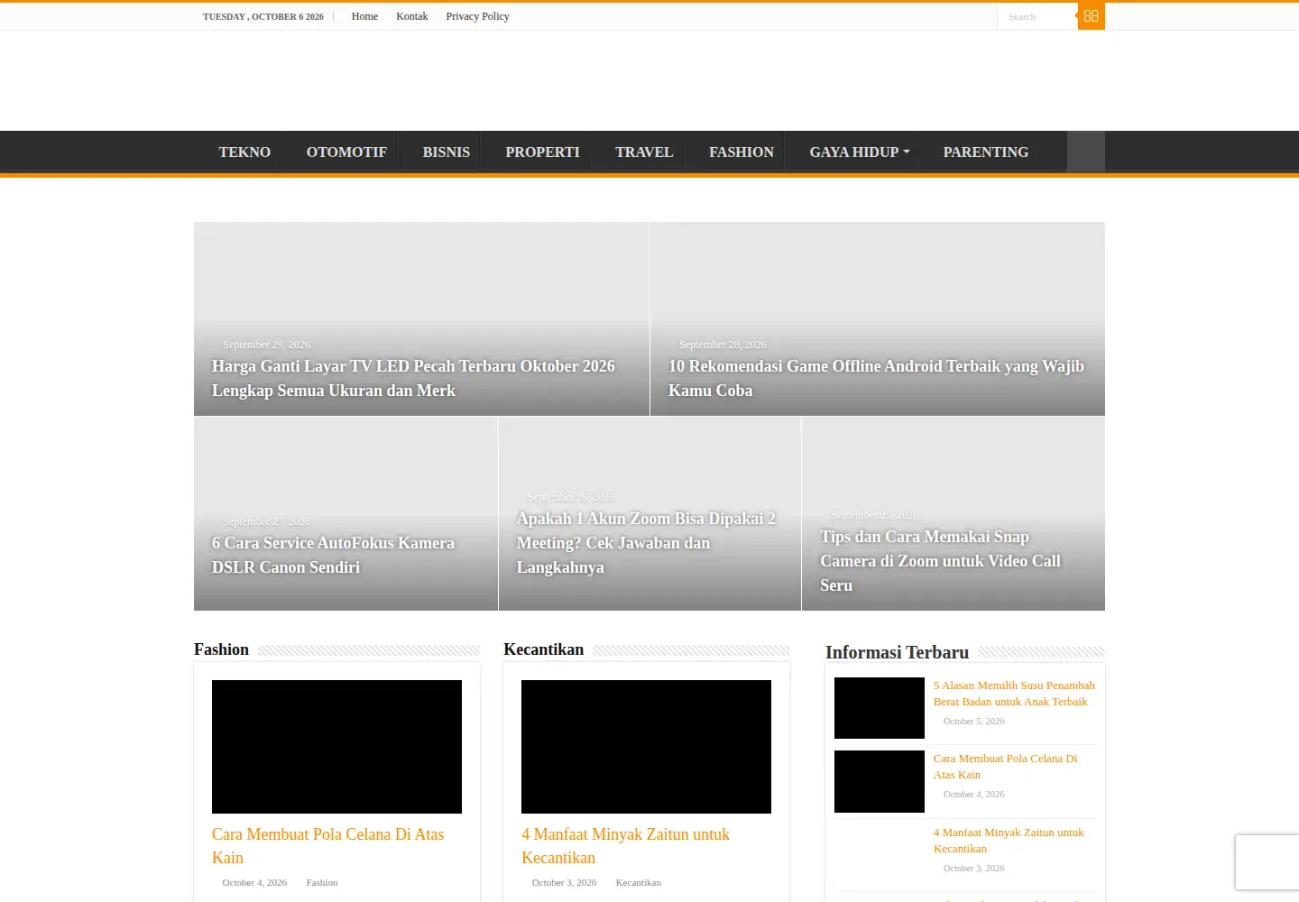 Screenshot of catatanmuvus.com