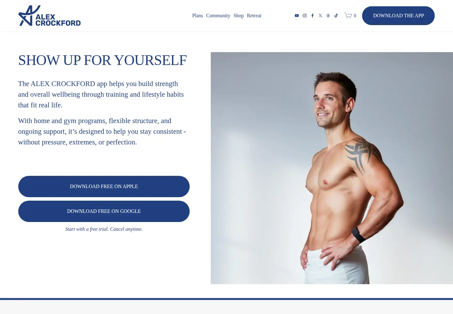 Screenshot of alexcrockford.com