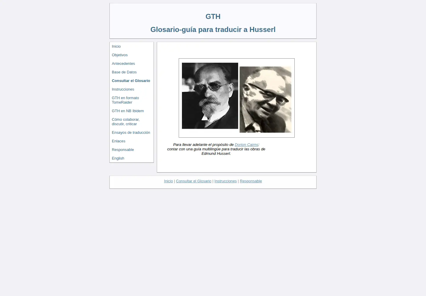 Screenshot of ggthusserl.org