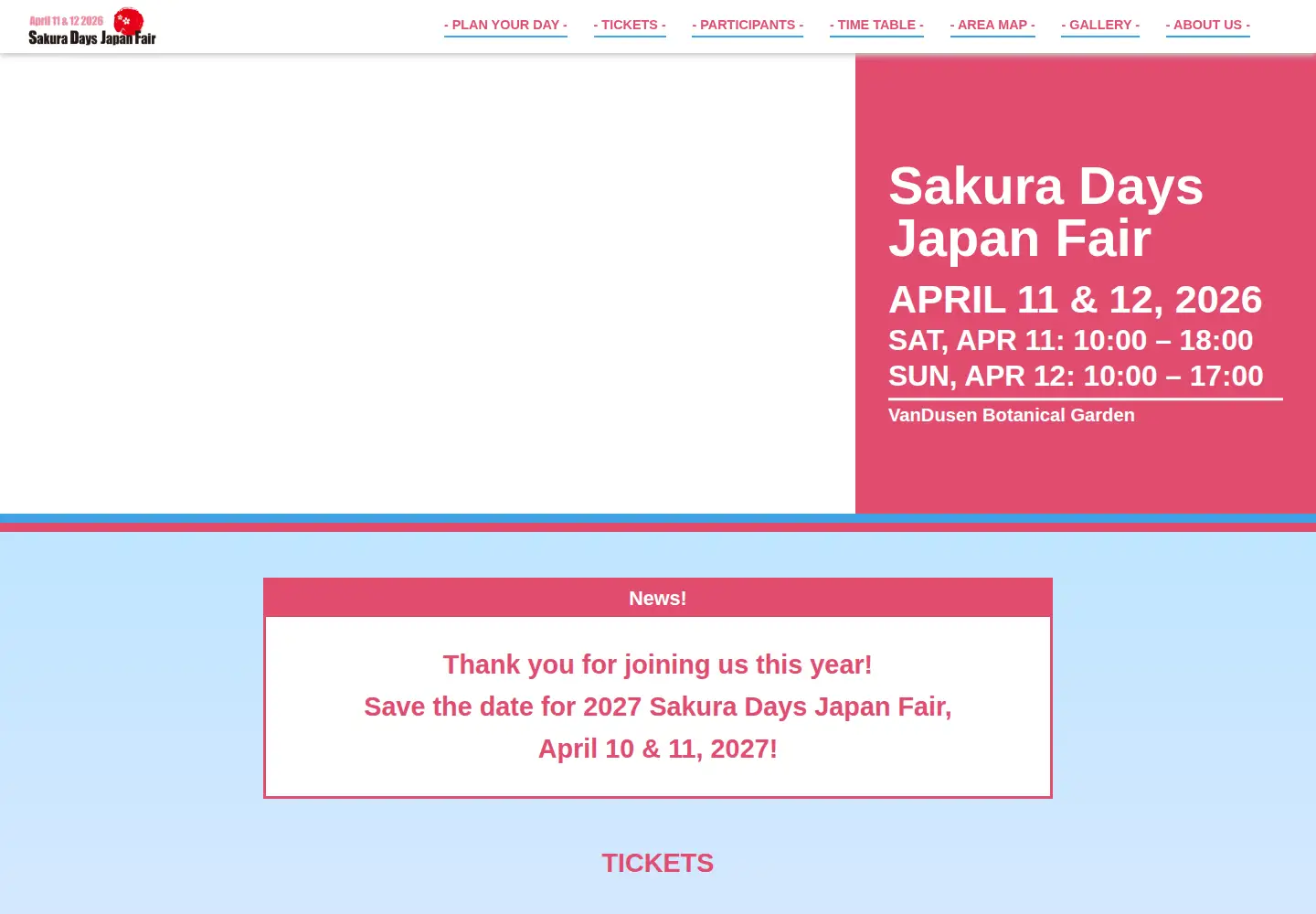 Screenshot of japanfairvancouver.com