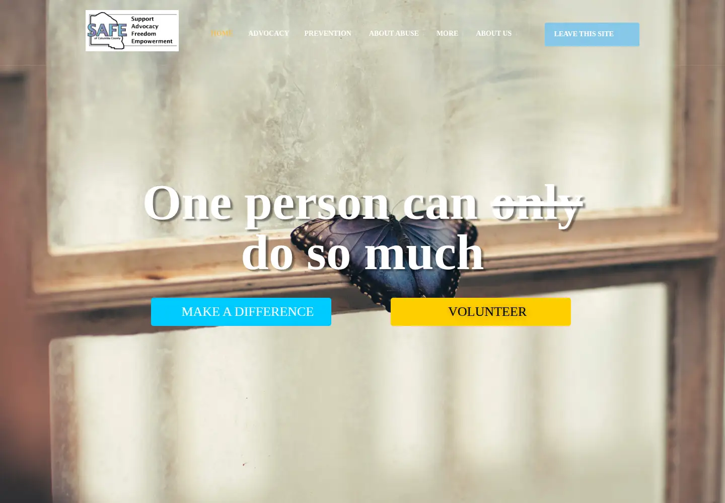 Screenshot of safeofcolumbiacounty.org