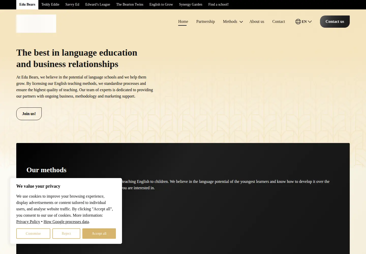Screenshot of edubears.pl