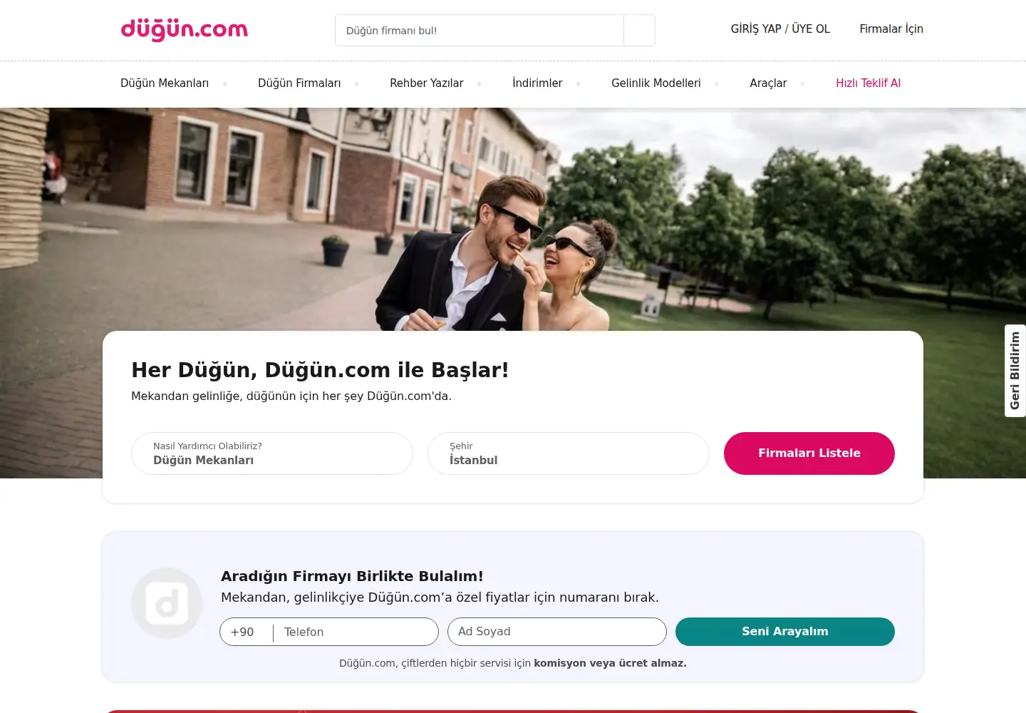 Screenshot of dugun.com