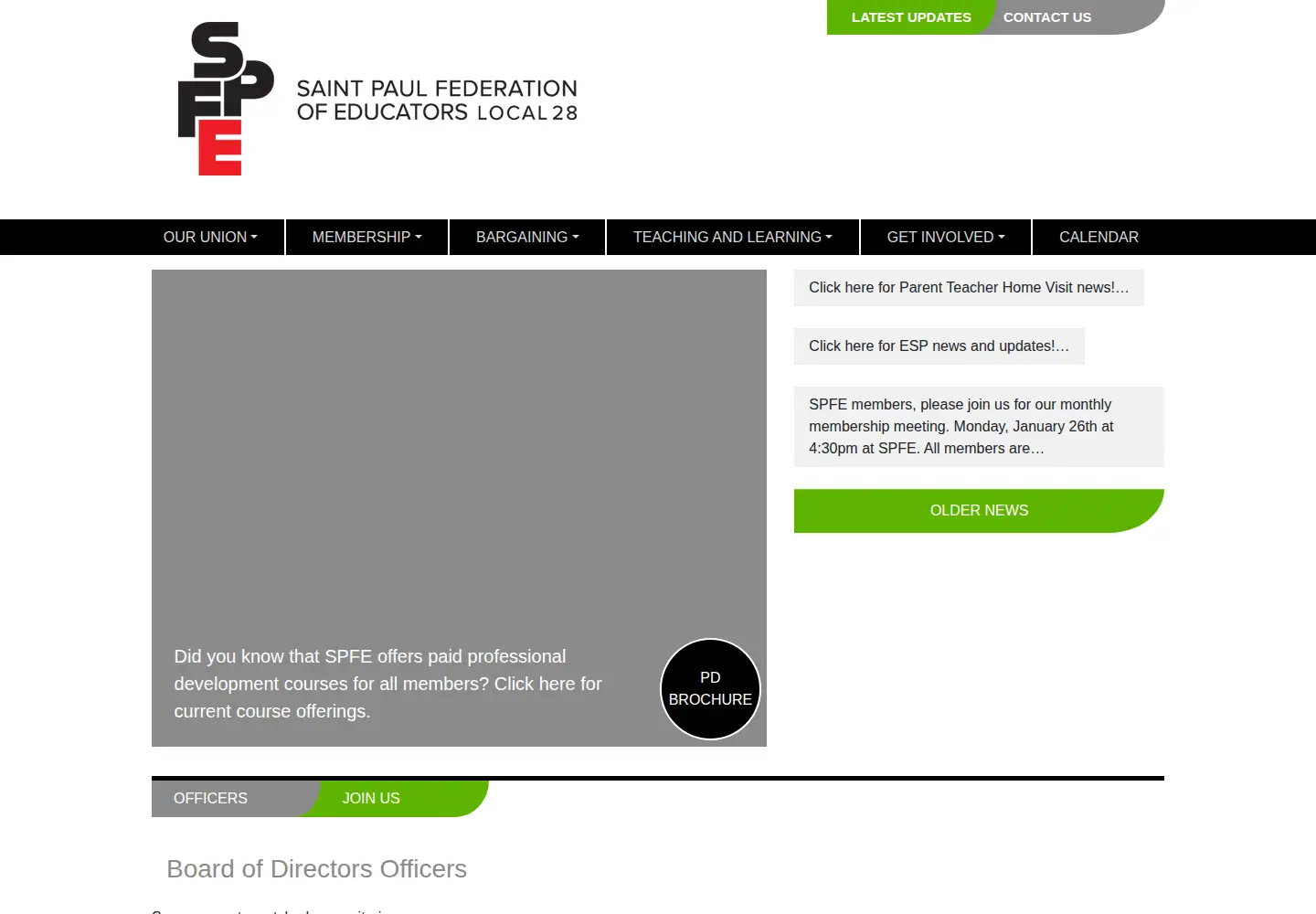 Screenshot of spfe28.org