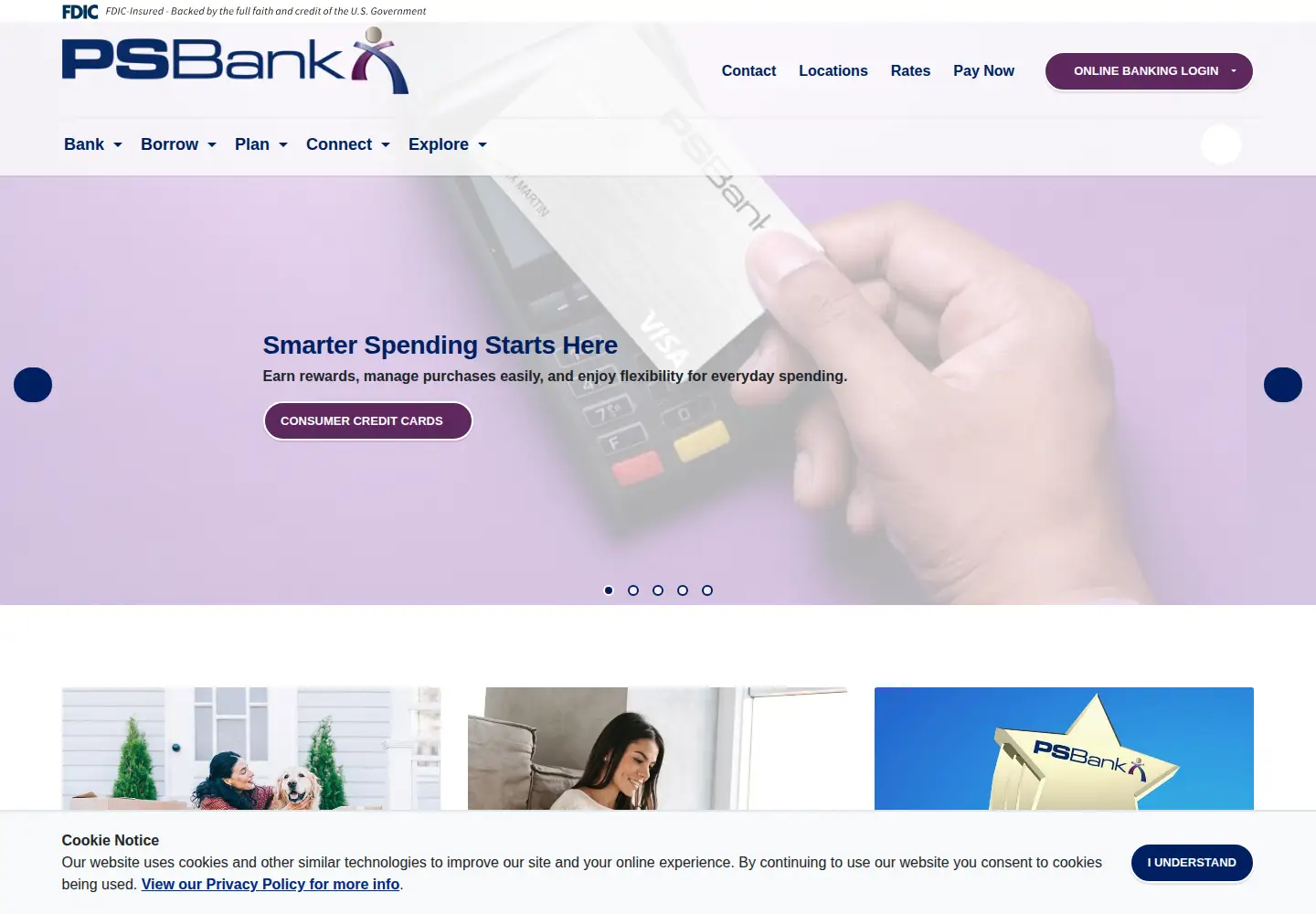Screenshot of psbanking.com