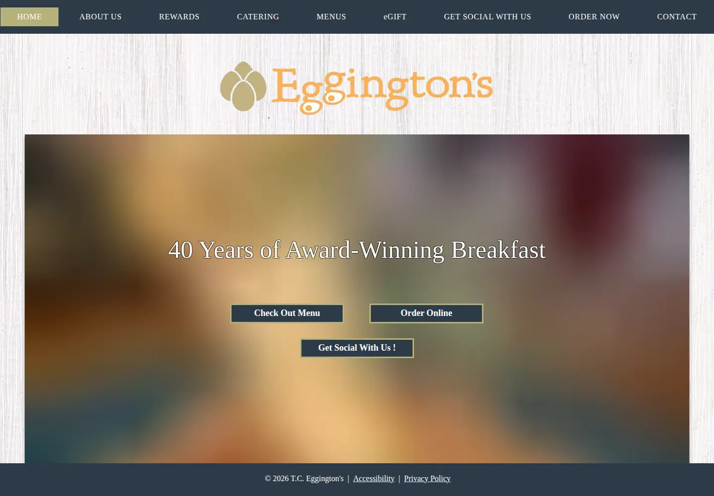 Screenshot of tcegg.com